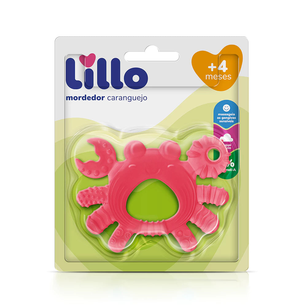 Mordedor Massageador Caranguejo Lillo