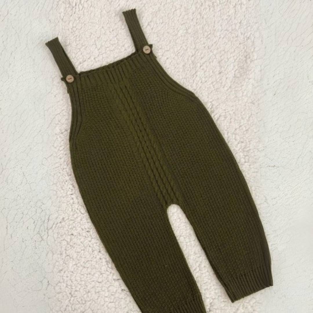 Jardineira de Tricot Elegante e Confortável