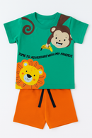 Conjunto Lançamento de Verão - Amiguinhos da Natureza