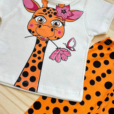 Conjunto bebê- camiseta e shorts