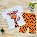 Conjunto bebê- camiseta e shorts