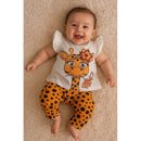 Conjunto bebê- camiseta e shorts