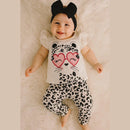 Conjunto bebê- camiseta e shorts