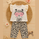 Conjunto bebê- camiseta e shorts