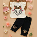 Conjunto bebê- camiseta e shorts