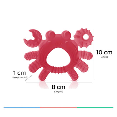 Mordedor Massageador Caranguejo Lillo