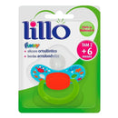 Chupeta Lillo Funny Orto Silicone Tamanho 2 Azul