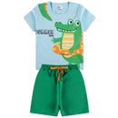 Conjunto Lançamento de Verão - Amiguinhos da Natureza - Jacaré