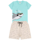 Conjunto Lançamento de Verão - Amiguinhos da Natureza - Tubarão