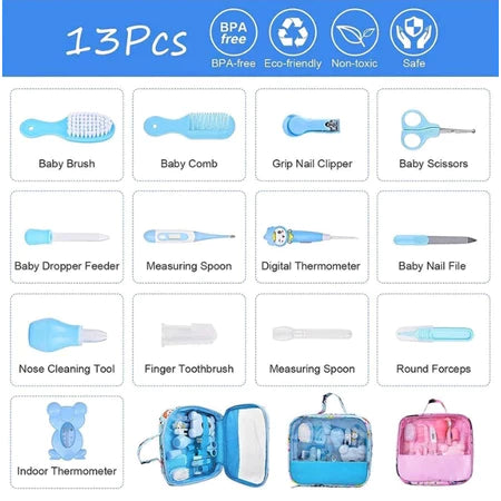 Kit de Higiene Recém Nascido - 13 peças