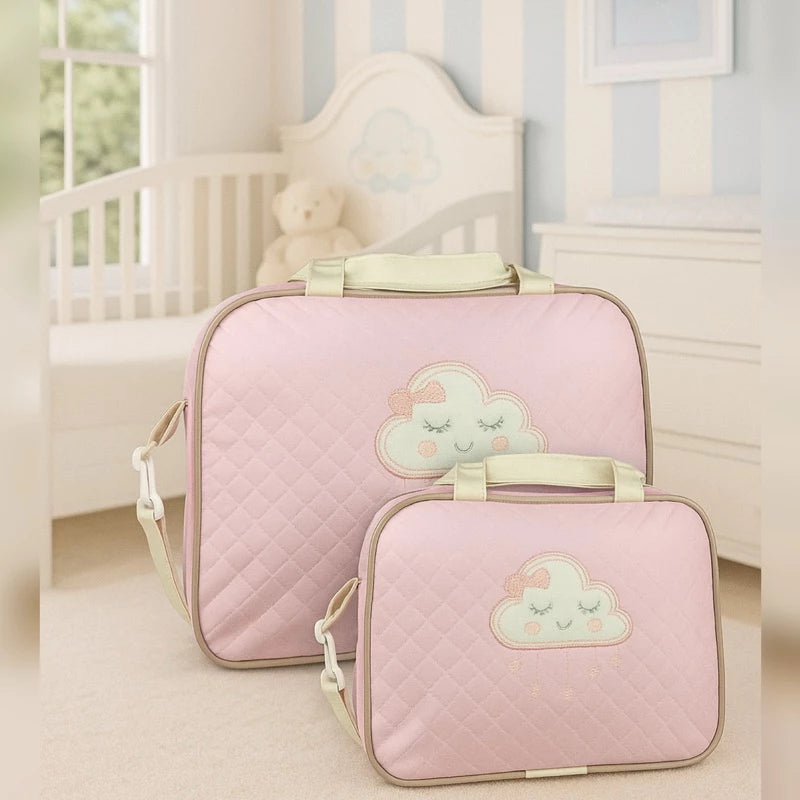 Kit Bolsa Maternidade e frasqueira